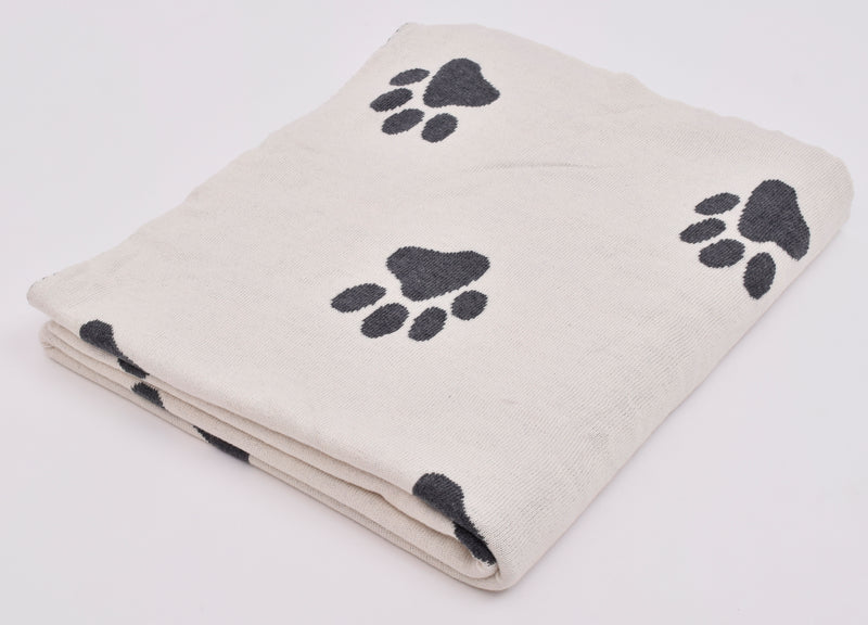 Pet Design Throw Blanket - Pure Cotton - 130cm x 150cm (50" x 60" Inches)