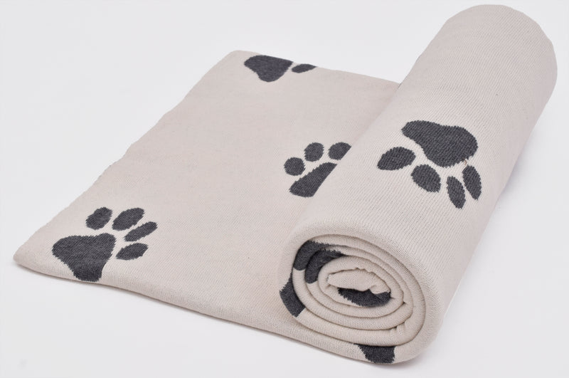 Pet Design Throw Blanket - Pure Cotton - 130cm x 150cm (50" x 60" Inches)