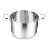 Premium Stainless Steel Cookware Set of 3 - Maslin Pan , Jam Funnel and Stock Pot