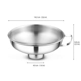 Premium Stainless Steel Cookware Set of 3 - Maslin Pan , Jam Funnel and Stock Pot