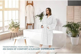 Ultimate Bathroom Comfort Set of 15: Face Towel, Bathmat, Contour and Bathrobe.