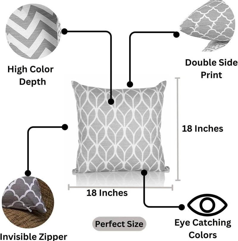 Cozy Home Essentials Bundle- Cushion Cover, Photo Frame and Knitted Throw Blanket set of 7