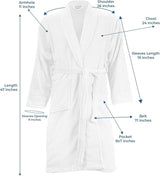 Ultimate Bathroom Comfort Set of 15: Face Towel, Bathmat, Contour and Bathrobe.