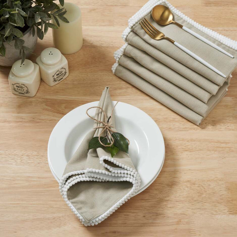 Penguin Home Napkin Set of 6 Beige