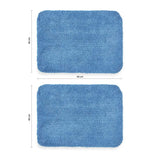 Penguin Home Non Slip Microfiber Bath Mat Blue 1