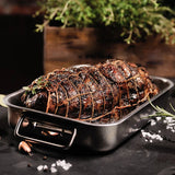 Ultimate Kitchen Combo: Roasting Rack & 3-Tier Steamer Set