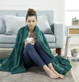 Penguin Home Solid Sherpa Blanket