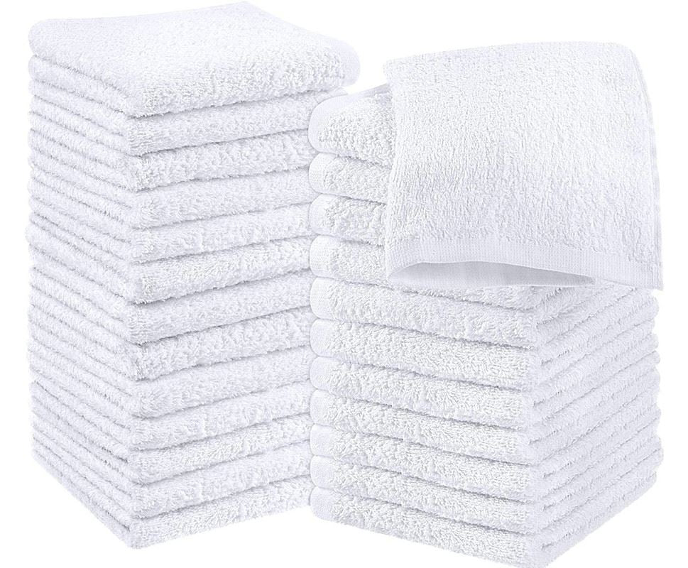 30 Doz Case 100% Soft Cotton Face Towel 12x12 - DTC2002